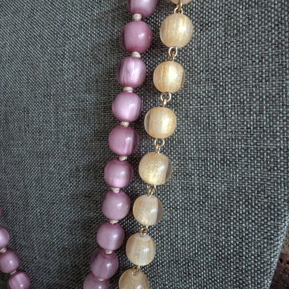 Chico's Multi-Strand Beaded Necklace - Picture 4 of 5